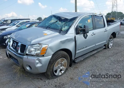 2007 Nissan Titan Se from USA, damaged, VIN 1N6BA07B57N207880